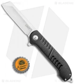 CRKT Razel GT Frame Lock Knife Black (3" Satin) 4031 -CRKT Knife Shop CRKT Razel GT FL Black Satin 4031 BHQ 119338 jr bottlecap