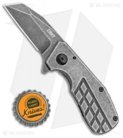 CRKT Razelcliffe Compact Frame Lock Knife Stainless Steel (2.4" Black SW) 4021 -CRKT Knife Shop CRKT Razelcliffe Compact Frame Lock Knife Stainless Steel 2.4in Black SW 4021 BHQ 113911 LS Bottlecap