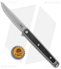 CRKT Rogers Seis Liner Lock Knife Black GRN (3.4" Bead Blast) -CRKT Knife Shop CRKT Richard Rogers Seis Glass Reinforced Nylon LL BB BHQ 138963 jr bottlecap