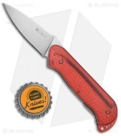 CRKT Rollock Pocket Knife Red Translucent (2.25" Polish) 5202R -CRKT Knife Shop CRKT Rollock Red Translucent Polish 5202R BHQ 68540 jr bottlecap