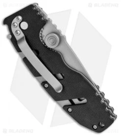 CRKT Ryan Seven Liner Lock Knife (3.375" Bead Blast Serr) 6813 -CRKT Knife Shop CRKT Ryan Seven LL BB Serr 6813 BHQ 87018 jr side