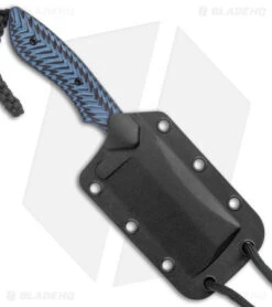CRKT S.P.E.C Fixed Blade Knife Blue/Black G-10 (2.5" Bead Blast) -CRKT Knife Shop CRKT S.P.E.C. Fixed Blade Cleaver Blue Black G 10 BB BHQ 138971 jr sheath