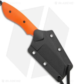 CRKT S.P.I.T. Knife Small Pocket Inverted Tanto Orange G-10 (2.15" Stonewash) -CRKT Knife Shop CRKT S.P.I.T. Knife Small Pocket Inverted Tanto Orange G 10 SW BHQ 178656 jr sheath