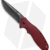 CRKT Shenanigan Spring Assisted Knife Maroon GRN (3.4" Black SW) K800RKP