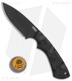 CRKT Siwi Drop Point Fixed Blade Knife Black G-10 (3.34" Black) 2082 -CRKT Knife Shop CRKT Siwi Drop Point black G10 black BHQ 76693 er bottlecap