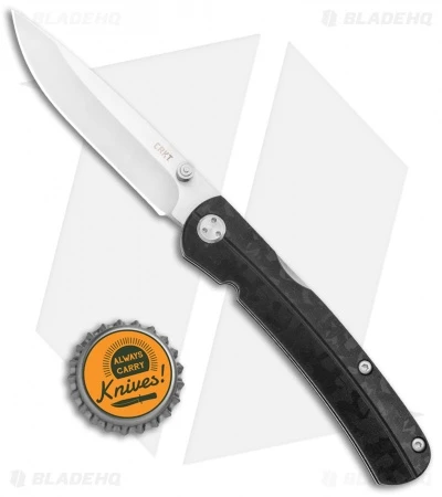 CRKT Steigerwalt Kith Front Lock Knife Black GRN (3" Satin) 6433 4 CRKT Steigerwalt Kith Front Lock Knife Black GRN (3" Satin) 6433 - Image 4
