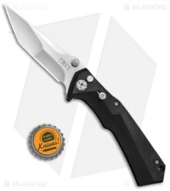 CRKT Tighe Tac Two Tanto Automatic Knife GRN (3.25" Satin) 5235-Conv -CRKT Knife Shop CRKT Tighe Tac Two Tanto GRN CONV CRKT 5235 BHQ 71811 jr bottlecap