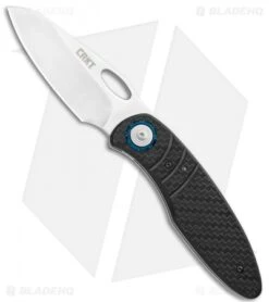 CRKT Trask Deadbolt Lock Knife Black GRN (3.3" Satin) 5375