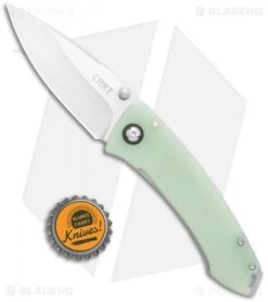 CRKT Tuna Frame Lock Knife Natural G-10 (3.25" Stonewash D2) -CRKT Knife Shop CRKT Tuna FL Natural G 10 SW 2520JSD2 BHQ 114001 jr bottlecap