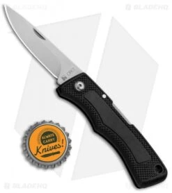 CRKT Wrangler Lockback Knife Black Zytel (2.6" Bead Blast) 6401 -CRKT Knife Shop CRKT Wrangler LB Black Zytel BB 6401 BHQ 87728 jr bottlecap