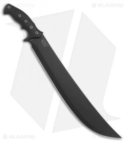 CRKT Onion ChanceInHell Machete Fixed Blade Knife (16" Black) K916KKP -CRKT Knife Shop CRKT chanceinhell machete 16in K916KKP BHQ 51844 er side