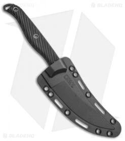 CRKT Clever Girl Fixed Blade Knife G-10 (4.5" Black) 2709 -CRKT Knife Shop CRKT clever girl G10 black 2709 BHQ 34376 er spine