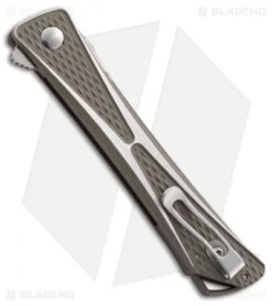 CRKT Crossbones Liner Lock Knife Aluminum (3.5" Satin) 7530 -CRKT Knife Shop CRKT crossbones 7530 BHQ 51835 er side