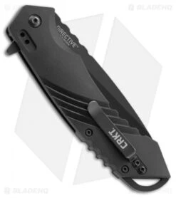 CRKT Directive Tanto Liner Lock Knife (3.6" Black) 1062 -CRKT Knife Shop CRKT directive tanto black 1062 BHQ 51808 er side