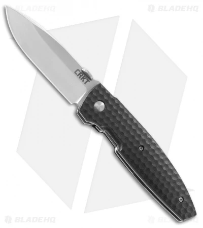 CRKT Lucas Burnley Aux Liner Lock Folding Knife Black (3.25" Satin) 1220 1 CRKT Lucas Burnley Aux Liner Lock Folding Knife Black (3.25" Satin) 1220