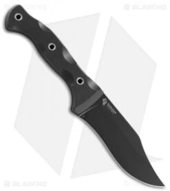 CRKT Rakkasan "Forged By War" Fixed Blade Knife Black G-10 (4.8" Black) 1520 5 CRKT Rakkasan "Forged By War" Fixed Blade Knife Black G-10 (4.8" Black) 1520 -CRKT Knife Shop CRKT rakkasan forged by war black G10 black 1520 BHQ 51817 er side