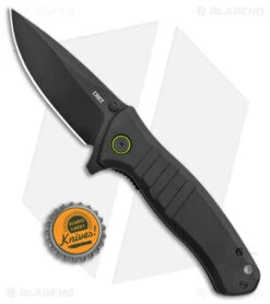 CRKT Schwarz Dextro Liner Lock Knife Black G10 (3.18" Black) -CRKT Knife Shop CRKt Schwarz Dextro LL Black Black BHQ 178674 jr bottlecap