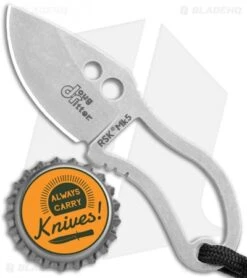 CRKT Doug Ritter RSK Mk5 Survival Fixed Blade Knife (1.8" Stonewash) DRMK5 -CRKT Knife Shop Doug Ritter RSK MK5 BHQ 121202 jr bottlecap