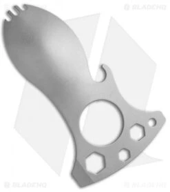 CRKT Eat'N Tool Titanium (Silver) 9100TI -CRKT Knife Shop EatN Tool 9100TI BHQ 50102 jr back