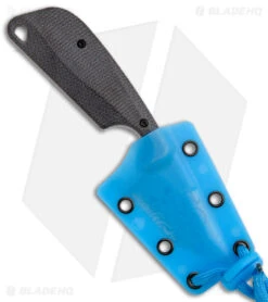 Flytanium Black Micarta + CRKT Folts Minimalist Cthulhu (2.25" Satin) -CRKT Knife Shop Flytanium Black Micarta CRKT Folts Minimalist Cthulhu Bowie SW BHQ 174424 jr sheath