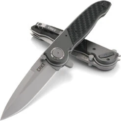 CRKT M40-30 Deadbolt - Alum And FRN (3.5" Bead Blast) -CRKT Knife Shop M40 Deadbolt Lock Spear 3 23591.1579295917