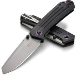 CRKT Montosa Linerlock CR7115, 3.246" 8Cr13MoV Plain Blade, Black G10 Handle -CRKT Knife Shop Montosa Linerlock 3 46328.1579288530