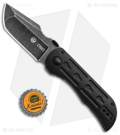 CRKT Ruger Incendiary Tanto Frame Lock Knife (3" Black Stonewash) 4 CRKT Ruger Incendiary Tanto Frame Lock Knife (3" Black Stonewash) - Image 4