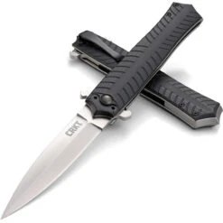 CRKT Xolotl Linerlock CR2265, 3.643" 1.4116 Plain Blade, Black G10 Handle -CRKT Knife Shop Xolotl Linerlock 3 58980.1579190596