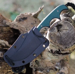 CRKT Minimalist Persian Neck Knife - Green Resin Fiber (2.76" 8Cr13MoV Bead Blast) 2379 -CRKT Knife Shop cr2379.2 23555.1628188692