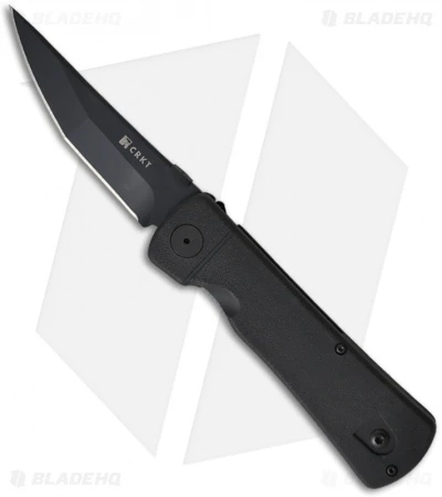 CRKT Folding Hissatsu Liner Lock Knife (3.875" Black) 2903Q 1 CRKT Folding Hissatsu Liner Lock Knife (3.875" Black) 2903Q
