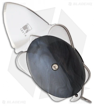 CRKT Ashworth Turtle Frame Lock Knife Anthracite (1" Polish) 5910A 1 CRKT Ashworth Turtle Frame Lock Knife Anthracite (1" Polish) 5910A