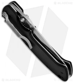 CRKT Crawford Kasper Liner Lock Knife (3.75" Satin Serr) 6783SZ 5 CRKT Crawford Kasper Liner Lock Knife (3.75" Satin Serr) 6783SZ -CRKT Knife Shop crkt 6783sz black folder serr crawford kasper side