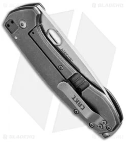 CRKT Vox Amicus Frame Lock Knife SS (3.375" Stonewash) 5445 -CRKT Knife Shop crkt amicus 5445 side cm