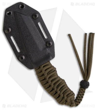 CRKT Crawford N.E.C.K. Tanto Fixed Blade Knife (2.75" Black) 2030CW 2 CRKT Crawford N.E.C.K. Tanto Fixed Blade Knife (2.75" Black) 2030CW - Image 2