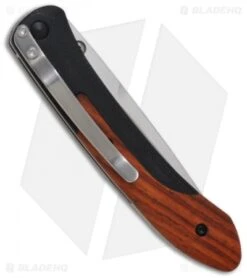 CRKT Delegate Gentleman Knife W/ Cocobolo Wood & G10 (3" Satin Plain) 1053W -CRKT Knife Shop crkt delegate 1053w back