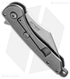 CRKT Jettison Compact Frame Lock Flipper Knife Titanium (2" Stonewash) 6120 7 CRKT Jettison Compact Frame Lock Flipper Knife Titanium (2" Stonewash) 6120 -CRKT Knife Shop crkt jettison 6120 side cm 2
