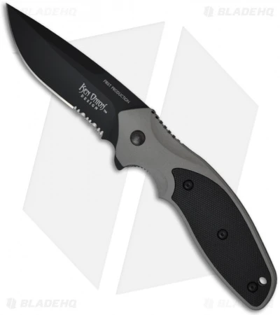 CRKT Ken Onion Shenanigan Liner Lock Knife (3.25" Black Serr) K470KKS 1 CRKT Ken Onion Shenanigan Liner Lock Knife (3.25" Black Serr) K470KKS