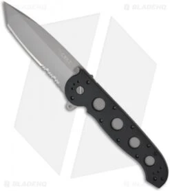 CRKT Carson M16-14Z Zytel Tanto Flipper Knife (3.875" Bead Blast Serr)