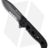 CRKT Carson M21-12G Liner Lock Knife Black G-10 (3" Gray Serr)