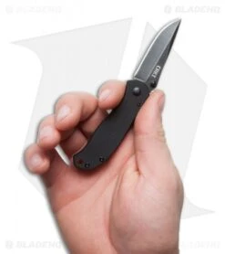 CRKT Pazoda Compact Frame Lock Knife Black G-10 (2.1" Black) 6440KS -CRKT Knife Shop crkt pazoda g10 sw 6440ks hand cm