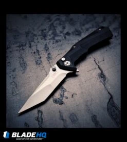 CRKT Tighe Tac Two Tanto Flipper Button Lock Knife GRN (3.25" Satin) 5235 -CRKT Knife Shop crkt tighe tact two tanto BHQ 34386 dl