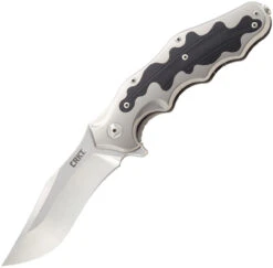 CRKT Ken Onion Motley Flipper K210CFXP, 3.875" Sleipner Plain Blade, Titanium Carbon Fiber Inlays Handle-Limited To 500 -CRKT Knife Shop crktk210cfxp.4 91664.1566586135