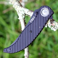 CRKT 2640 CLEVER GIRL FOLDER, 4.08" D2 Steel Black Plain Blade, G10 Handle -CRKT Knife Shop image 63734.1572615394