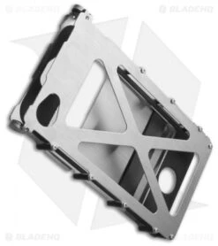 CRKT INoxCase 2 Stainless Steel IPhone 4/4S Case (Silver) INOX4S2 -CRKT Knife Shop inox phone case inox4s2 back