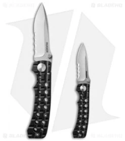 CRKT Ruger Knives Go-N-Heavy Compact Knife (3.5" Stonewash Serr) R1804 -CRKT Knife Shop ruger knives r1804 size cm